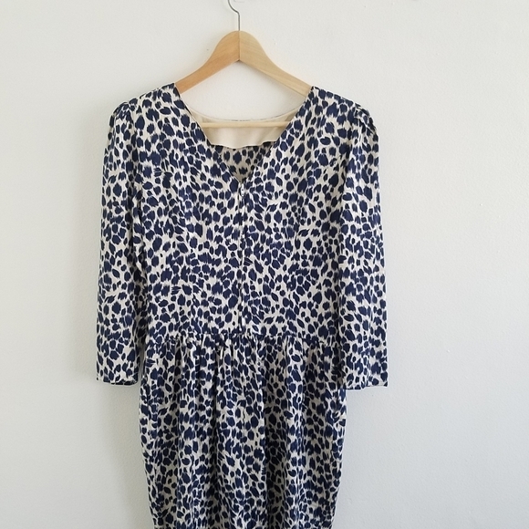 Vintage Silks by ST Gillian Pleated Dress Size 2 - Picture 7 of 10